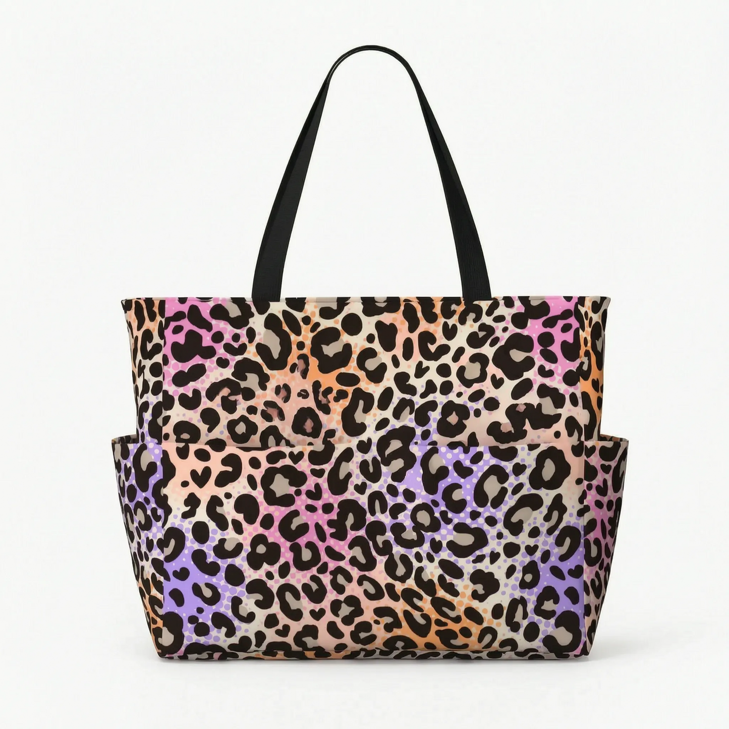 Damen Strandtasche Mit Leopardenmuster - Prowella