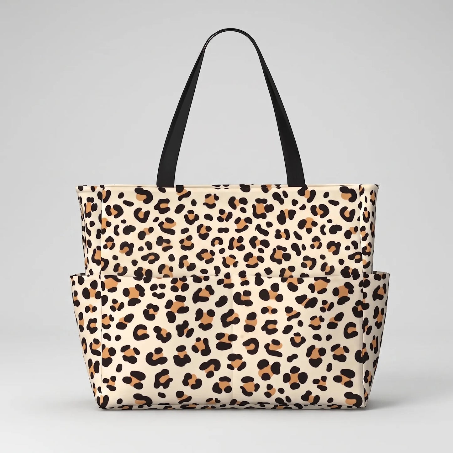 Damen Strandtasche Mit Leopardenmuster - Prowella