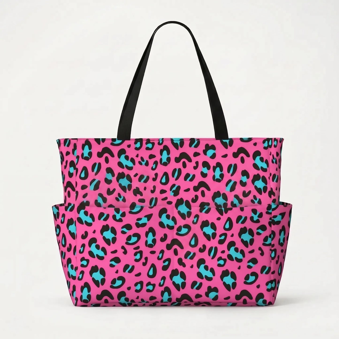 Damen Strandtasche Mit Leopardenmuster - Prowella