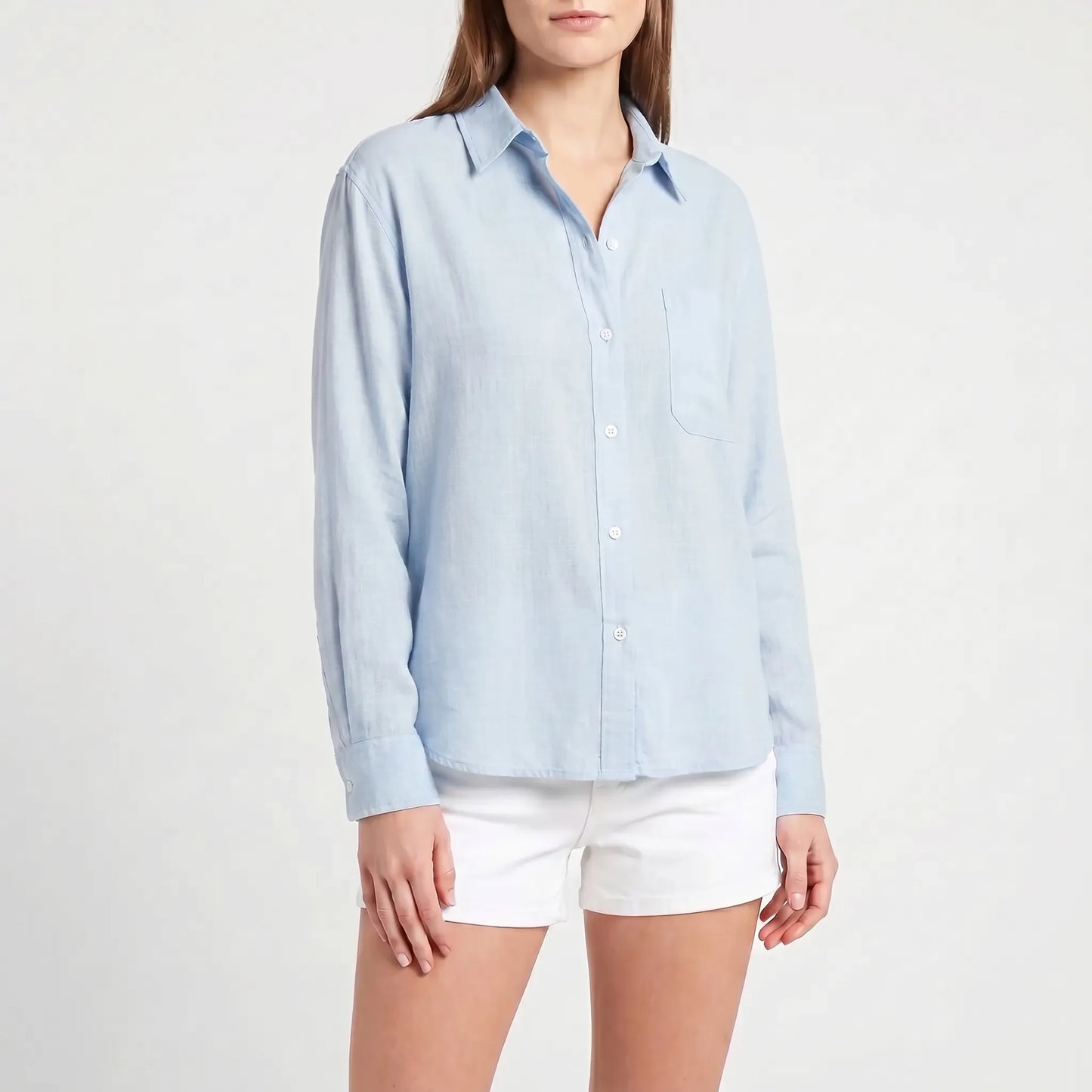 Damenbluse Hellblau -  Rosalie