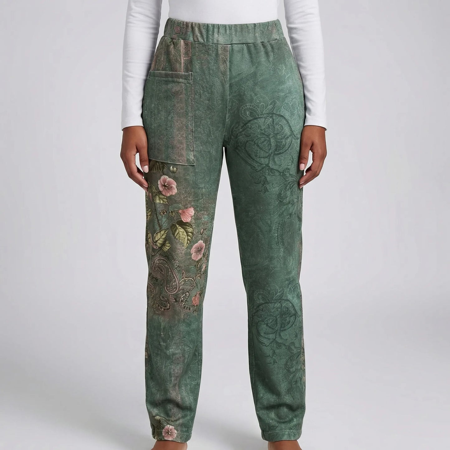 Damenhose Mit Muster In Plus-Size - Laverne