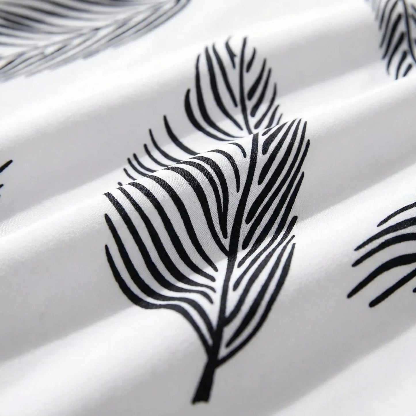 Damenkleid Weiß Mit Blätter-Print - Marion