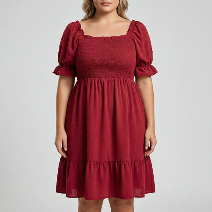 Damenkleid XL Mit Gesmoktem Oberteil - Connie
