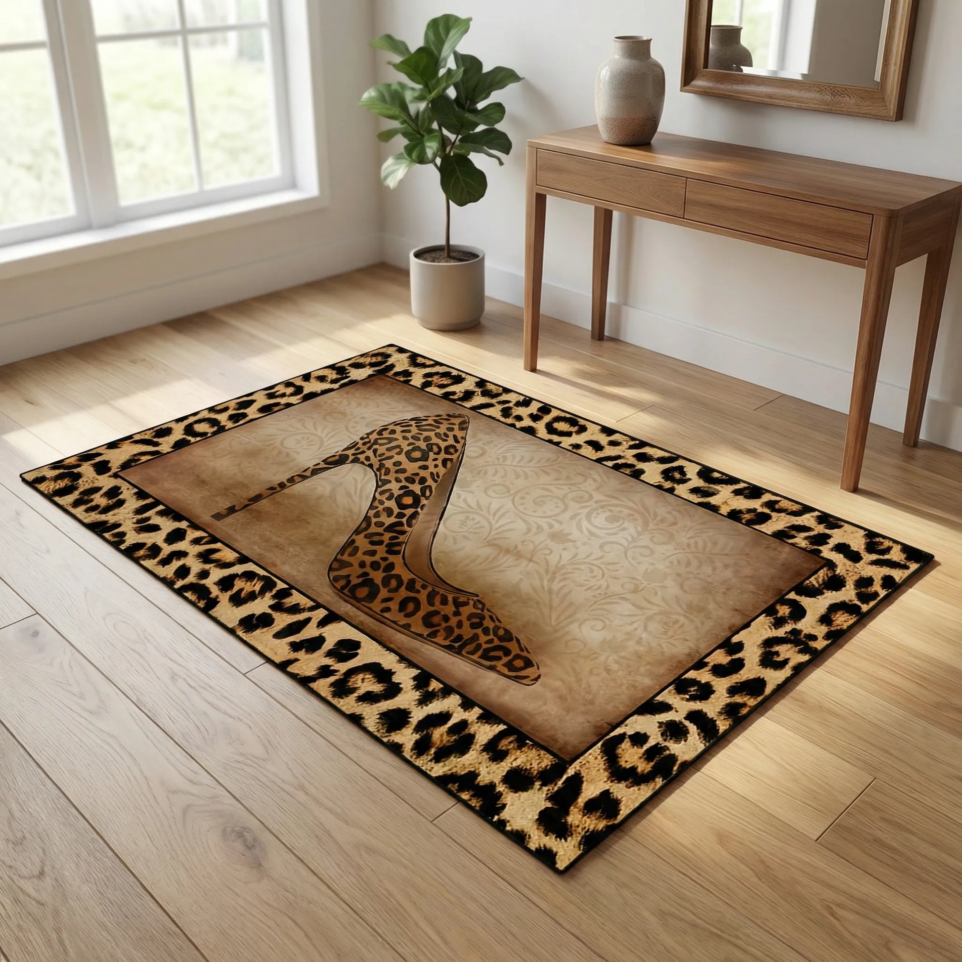 Dekorative Matte Mit Tiermotiv - Leopexa
