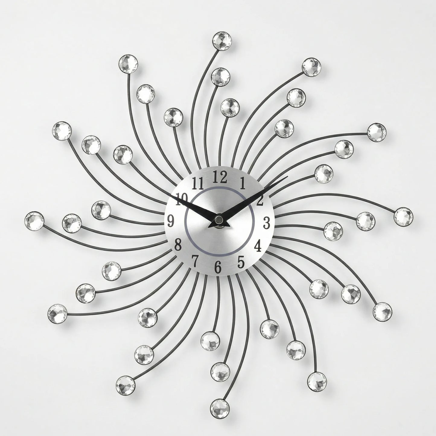 Dekorative Wanduhr Im Sonnenstrahl-Design - Solistra
