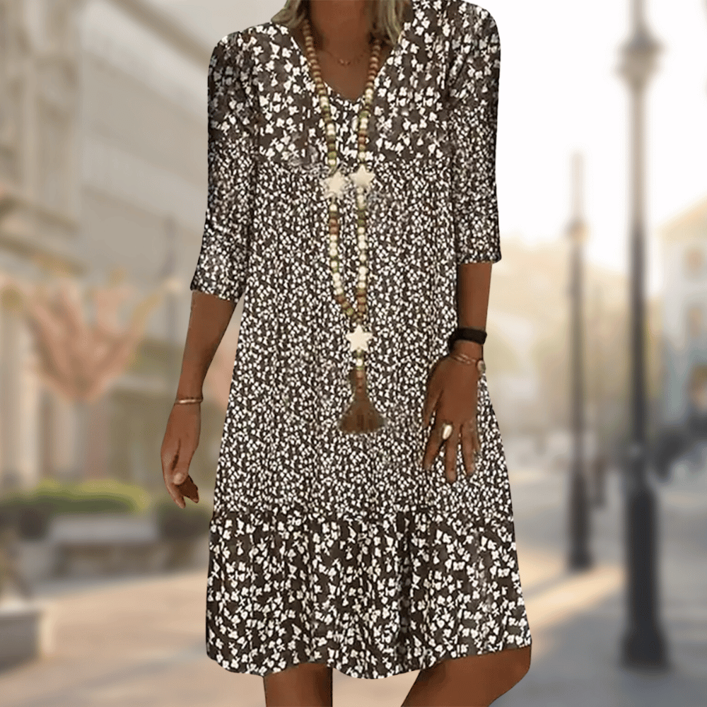 Sonnenenergie-inspiriertes Sommerkleid – Soleil