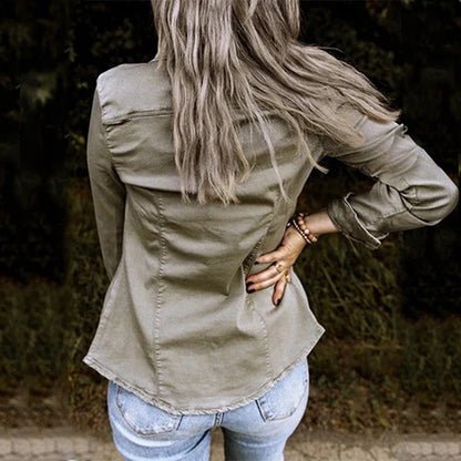 Stilvolle Damen-Jeansjacke - Elisa