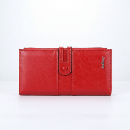 Długa Portmonetka Z Dwu Zamkiem - EleganWallet
