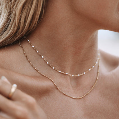 Doppelreihiger Choker - CharmWave
