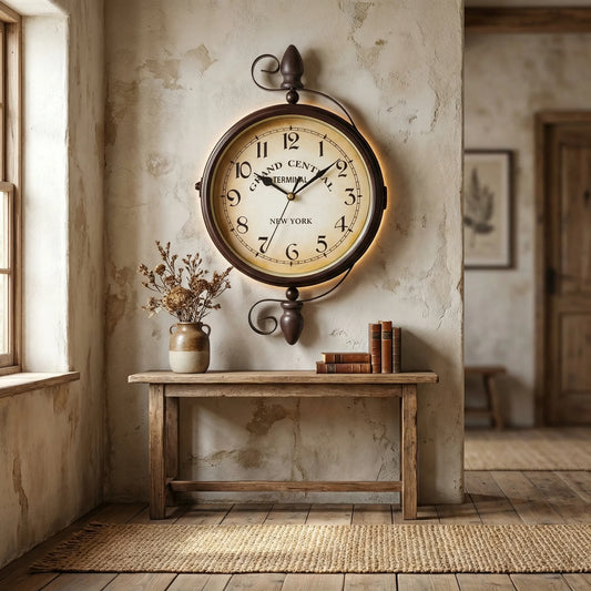 Doppelseitige Wanduhr - ChronoVine