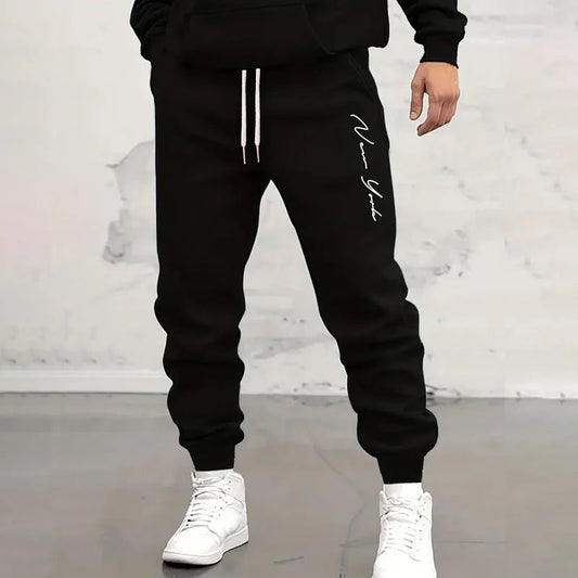 Drawstring Waist Jogger Trousers - Keith