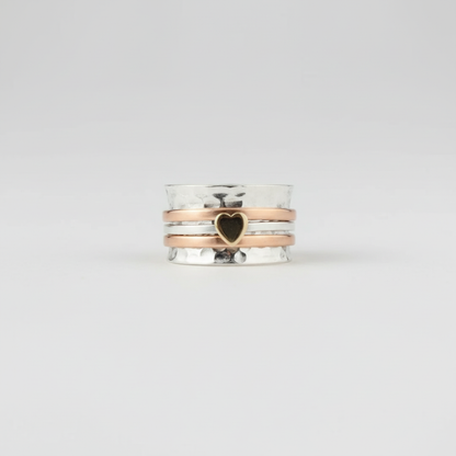 Drehbares Herzdesign - HeartRing