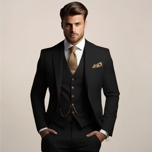 Dreiteiliger Slim Fit Anzug - Yannick