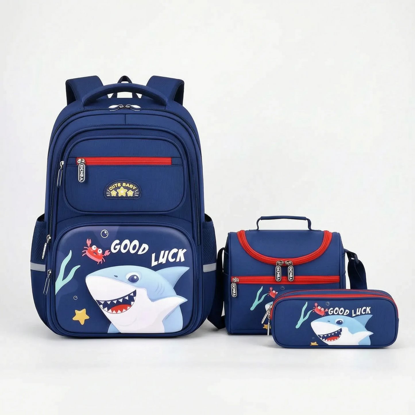 Dreiteiliges Schulrucksack-Set - Ruksor
