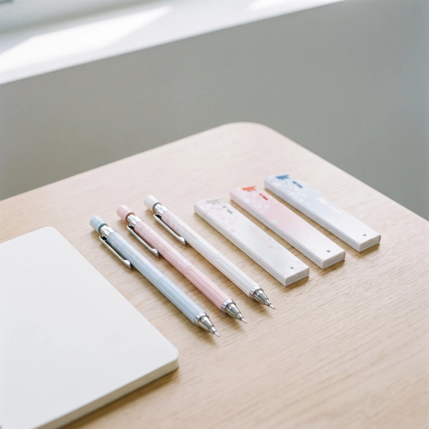 Druckbleistift-Set Mit Pastellfarbenem Blumenmuster - Florascribe