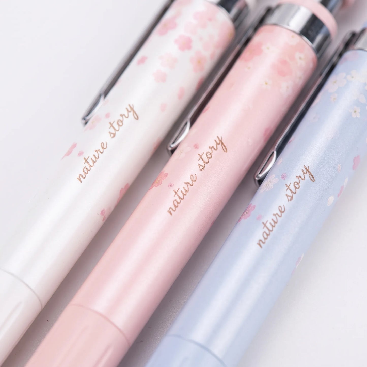 Druckbleistift-Set Mit Pastellfarbenem Blumenmuster - Florascribe