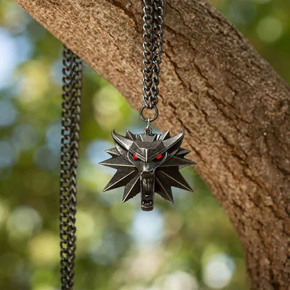 Edelstahl-Halskette - WolfCharm