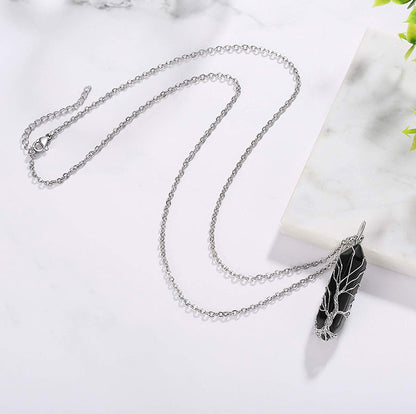 Edelsteinkette Mit Anhänger - CrystalTree