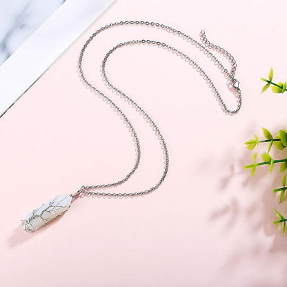 Edelsteinkette Mit Anhänger - CrystalTree
