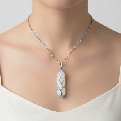 Edelsteinkette Mit Anhänger - CrystalTree