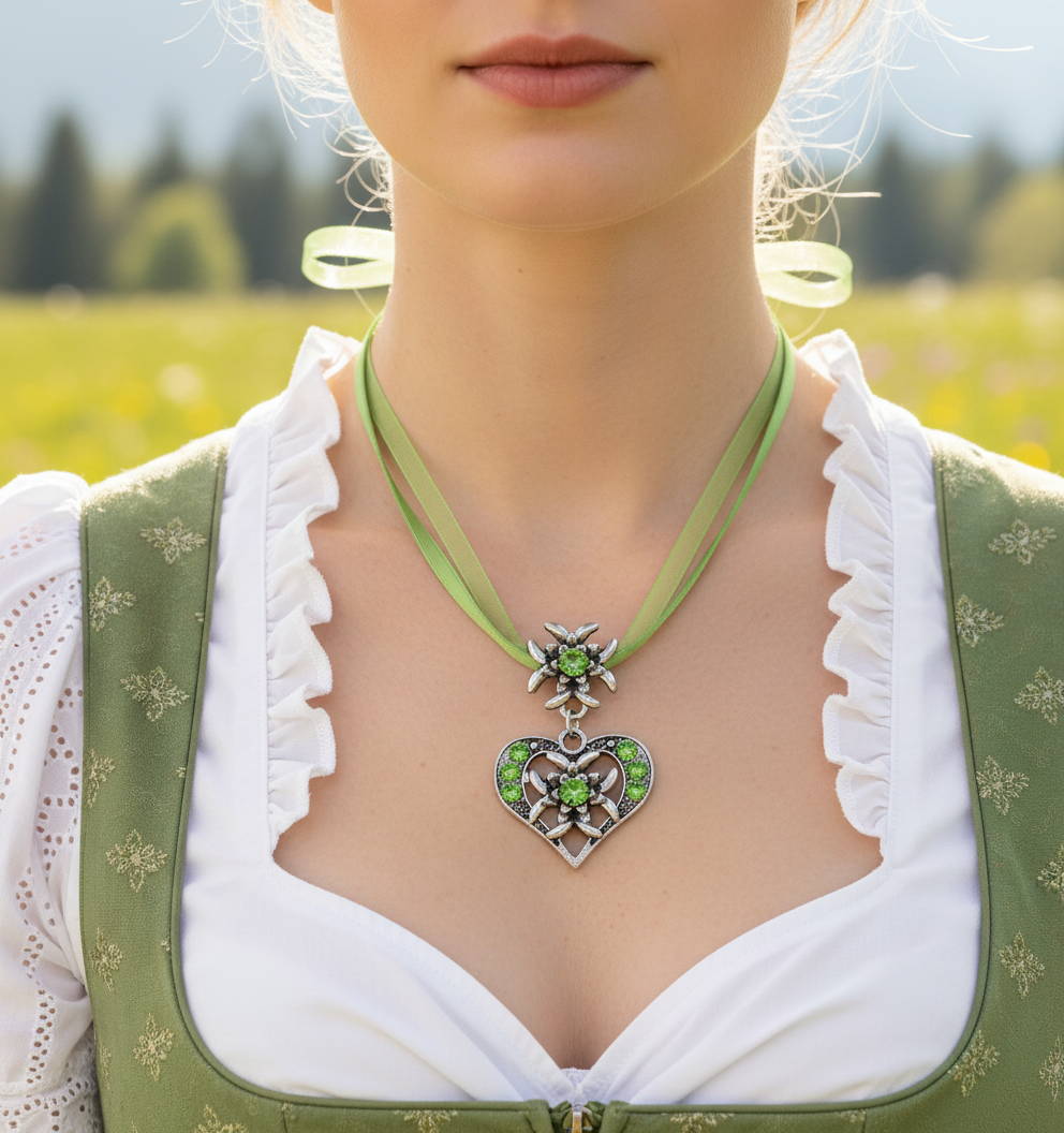 Edelweiß-Halskette - TrachtenGlanz