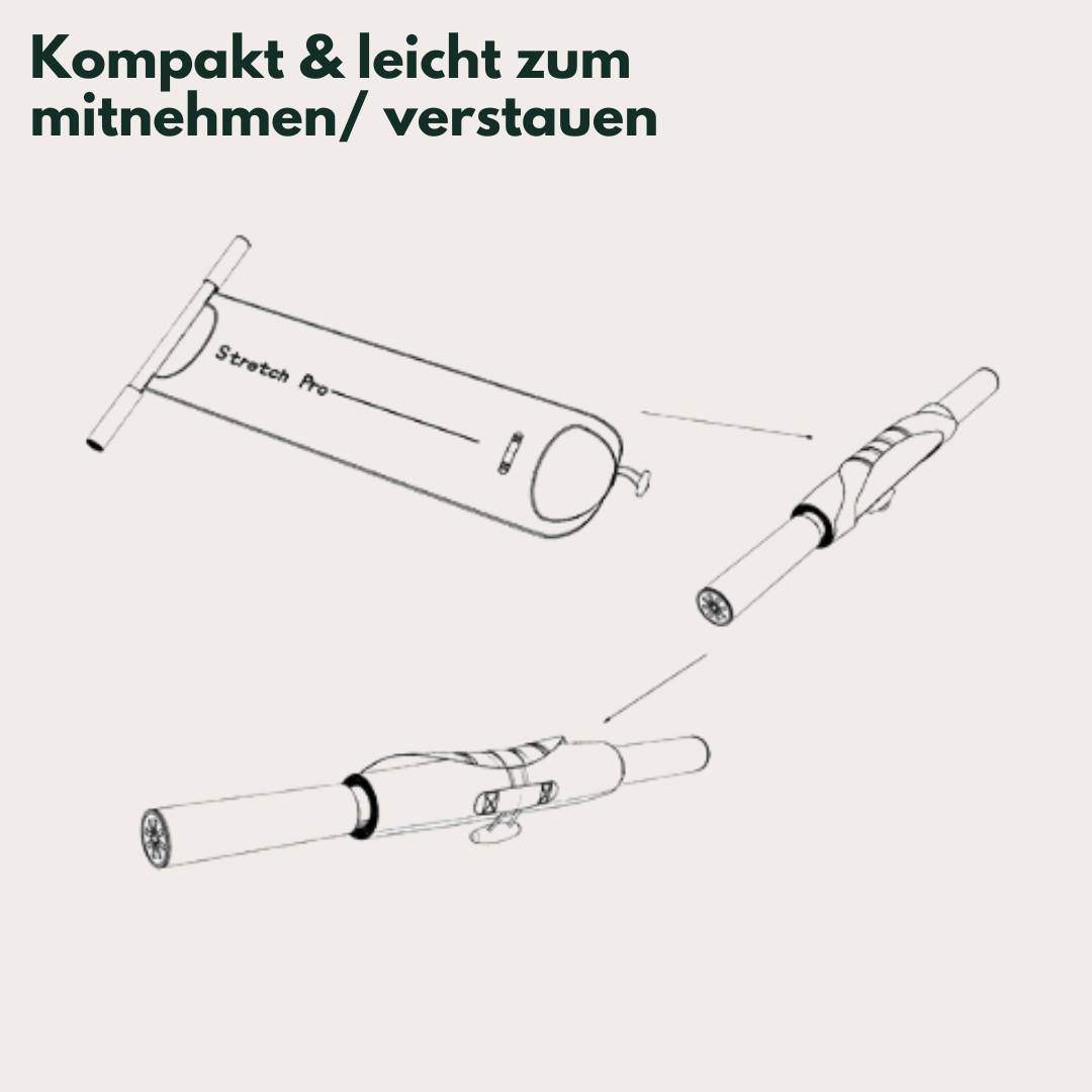Elastisches Trainingsband mit Griffen & Fußschlaufen – FlexiStretch Trainer