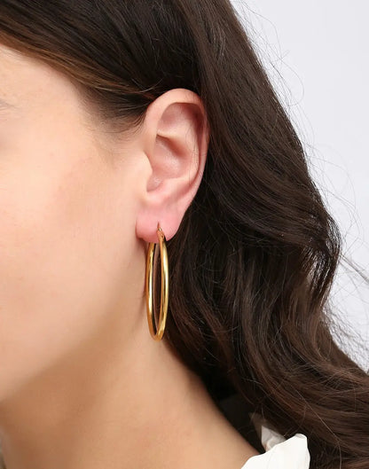 Einfache Creolen - GoldenRings
