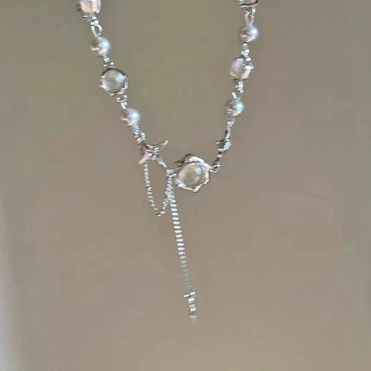 Einstellbare Halskette - SparklePearl