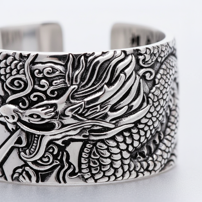 Einstellbarer Silberring - DragonRing