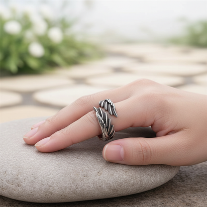 Einstellbarer Silberring - GuardianRing