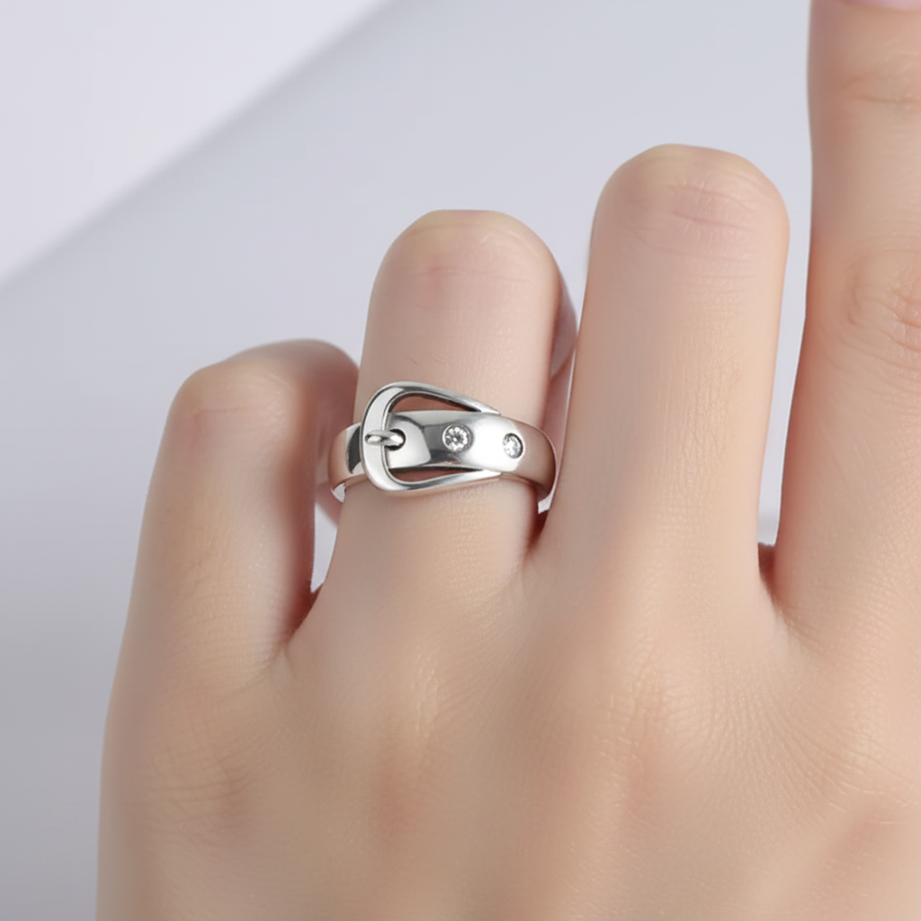 Einstellbarer Silberring - StyleRing