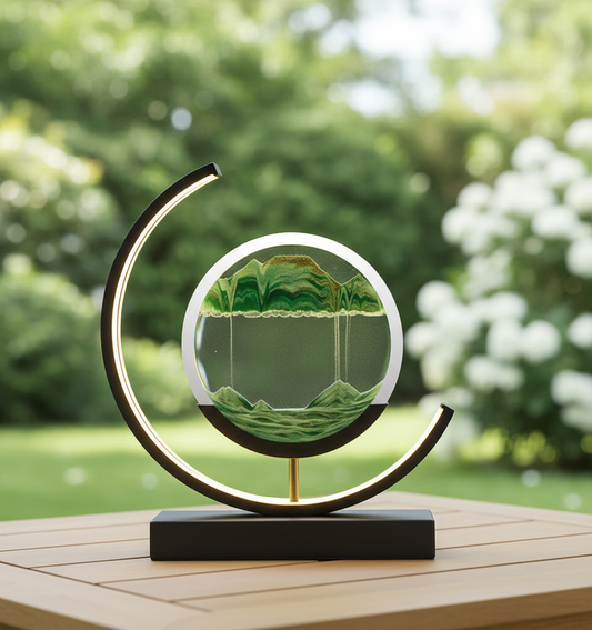 Einzigartige Sandlandschaft Lampe - SerenityLamp 