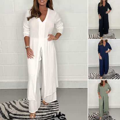 Elegant Casual Women's Matching Outfit Set - Emma