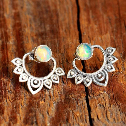 Elegante Ohrringe Aus Silber - OpalLotus