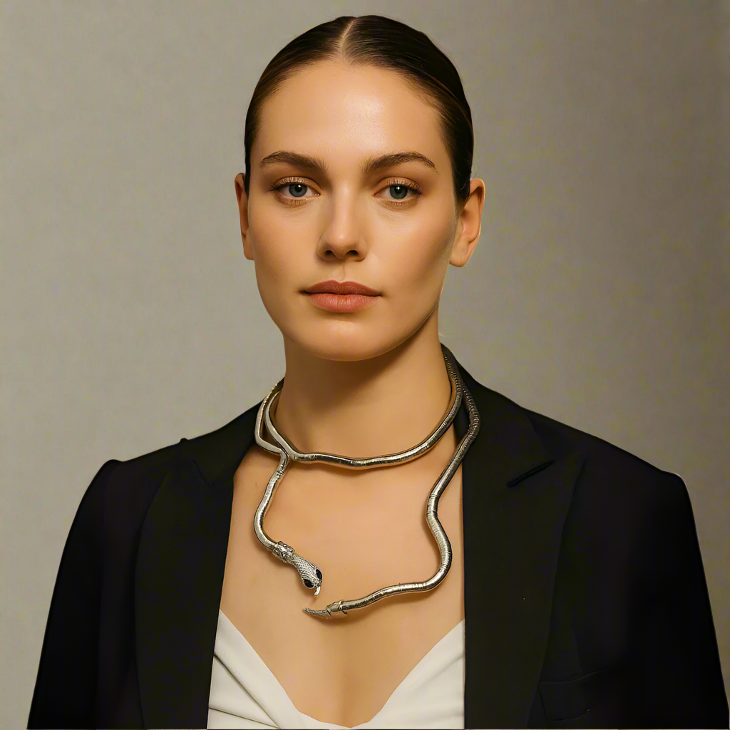Elegante Schlange Halskette - SnakeChoker