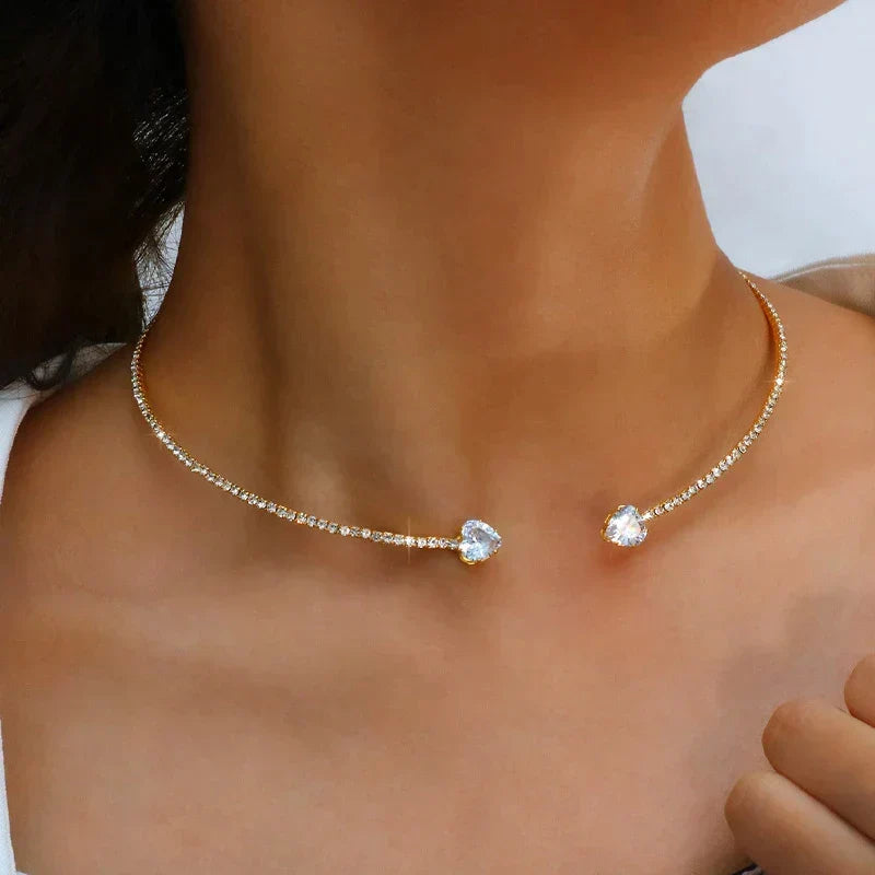 Elegante Zirkonia Halskette - ZirconiaNecklace