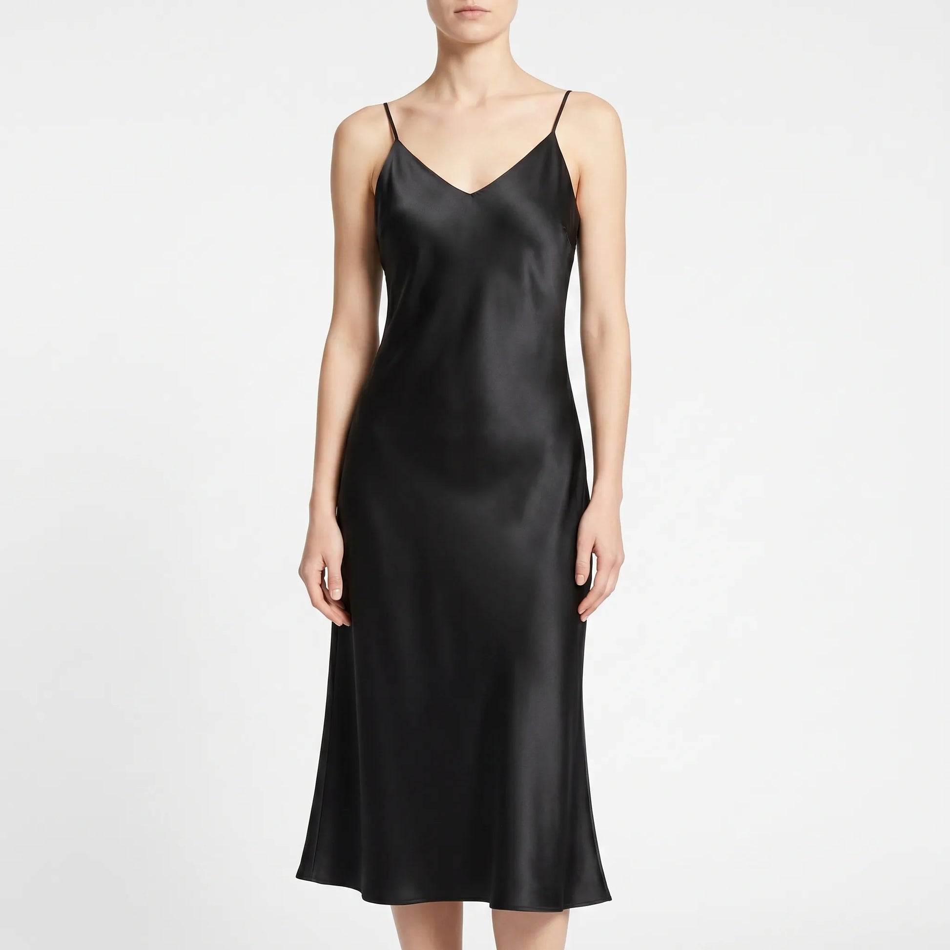 Elegantes Midi-Trägerkleid -  Charlotte