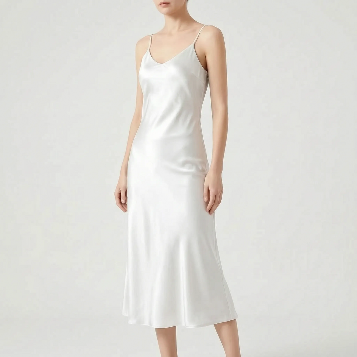 Elegantes Midi-Trägerkleid -  Charlotte