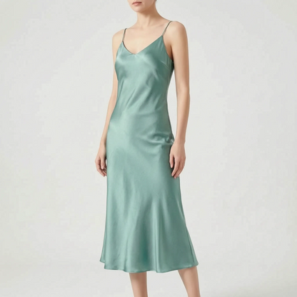 Elegantes Midi-Trägerkleid -  Charlotte