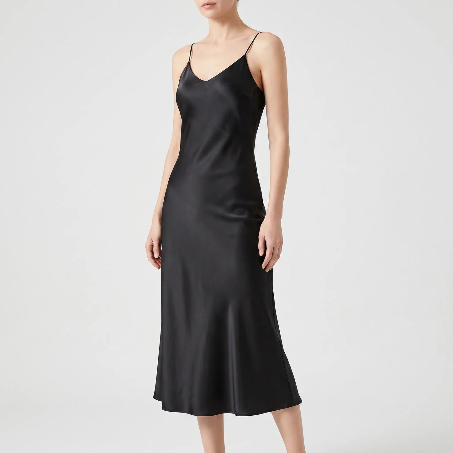 Elegantes Midi-Trägerkleid -  Charlotte