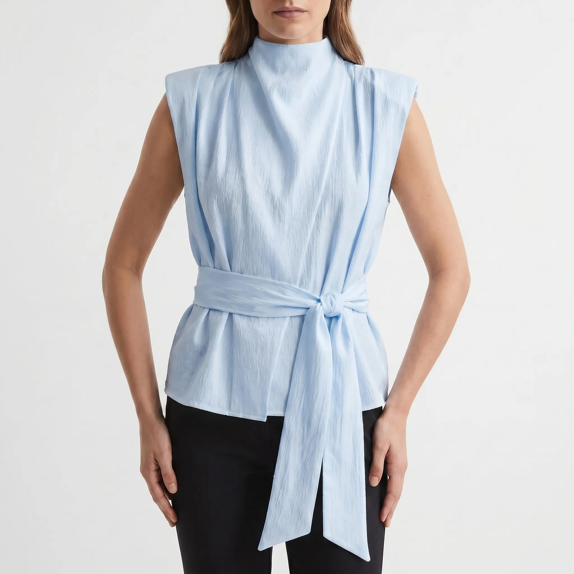 Elegantes Oberteil Mit Bindegürtel -  Kelli