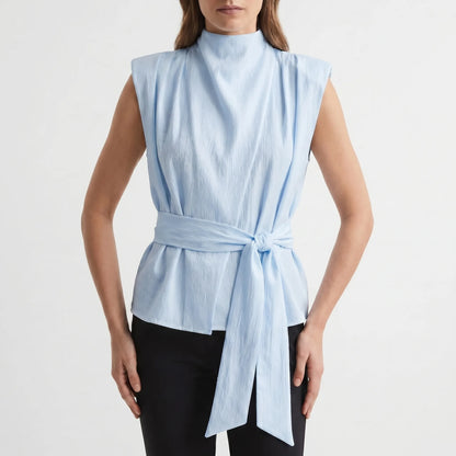Elegantes Oberteil Mit Bindegürtel -  Kelli
