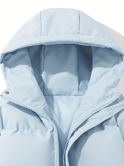 Warme Damenjacke mit Kapuze – Aurelia