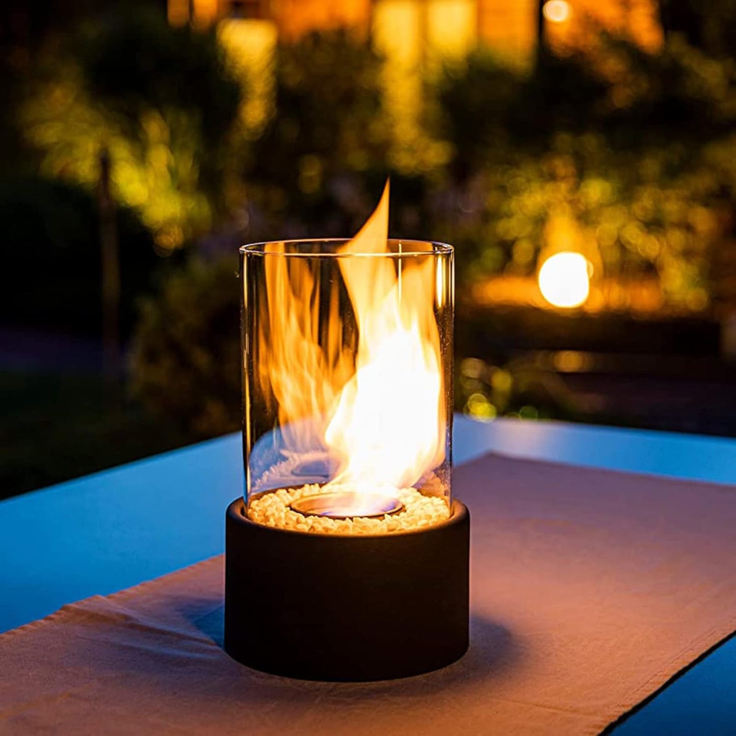 Klassische Öllampe mit offener Flamme - Lumora