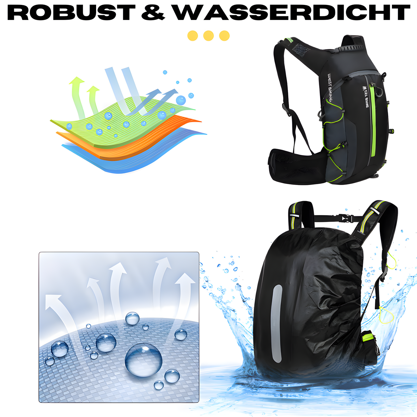 Multifunktionaler Trinkrucksack – HydroRide