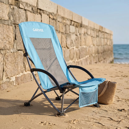Faltbarer Strandstuhl Mit Hoher Rückenlehne - Zelvio