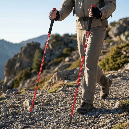 Faltbares Teleskop-Trekkingstöcke-Set -  Summaris