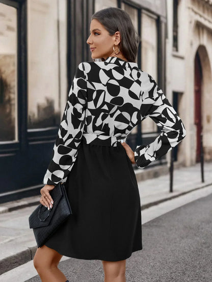 Modisches Kleid mit langen Ärmeln – Lina