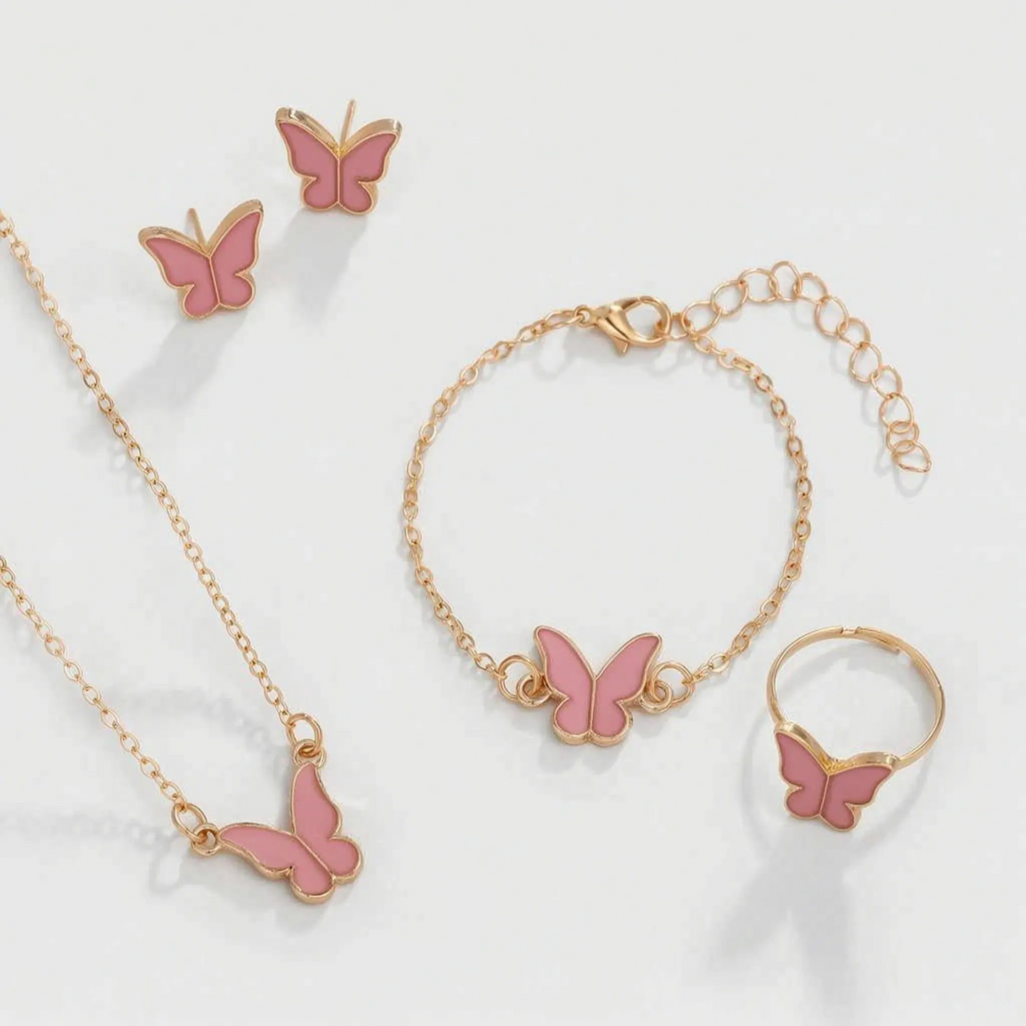 Feingliedrige Kette Mit Schmetterlingsanhänger - Maripell