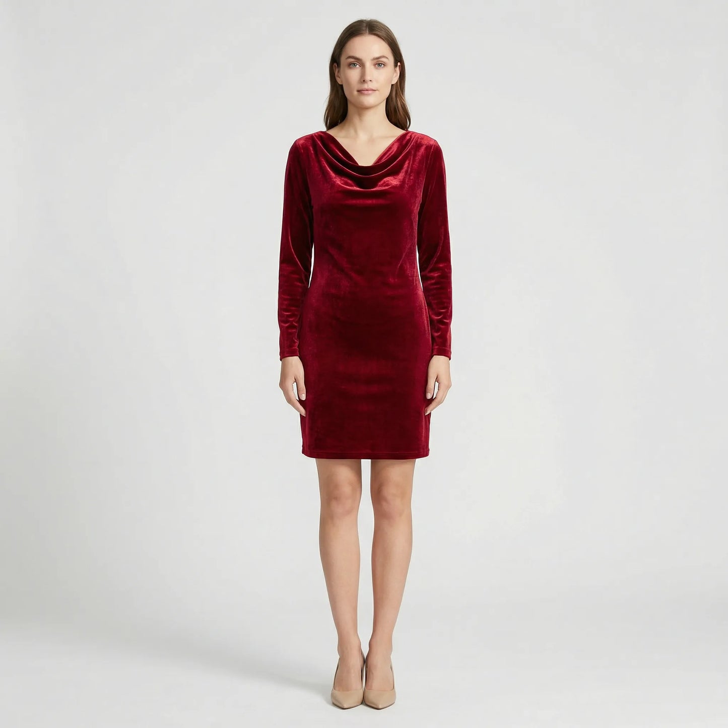Festliches Kleid Mit Weichem Drapierausschnitt - Stacey